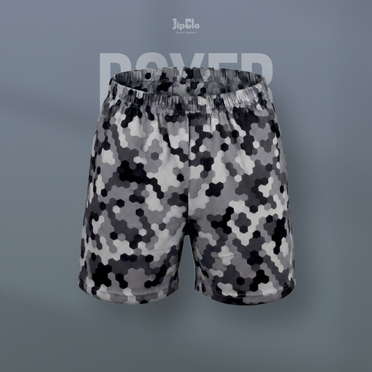 JIPCLO CELANA BOXER - CAMMO BLACK MARBLE