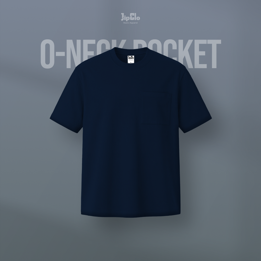Kaos Polos O-Neck Cotton 30s Navy - Jipclo