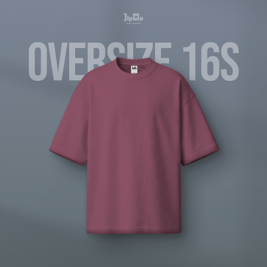 Kaos Polos Oversized Heavyweight Cotton 16s Taupe - Jipclo