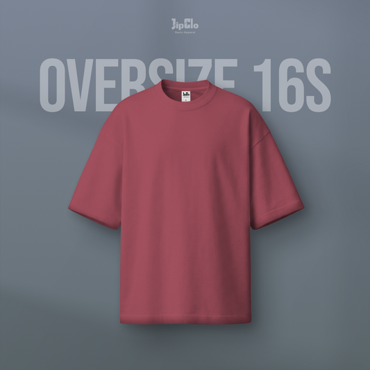 Kaos Polos Oversized Heavyweight Cotton 16s Rustic Rose - Jipclo