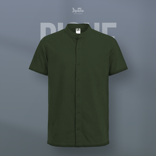 JIPCLO KEMEJA PIQUE - HIJAU ARMY