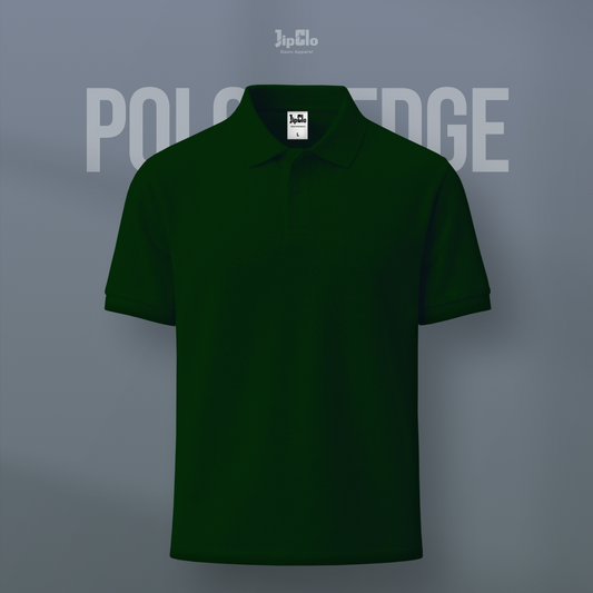 Polos Shirt Casual Hijau Botol - Jipclo