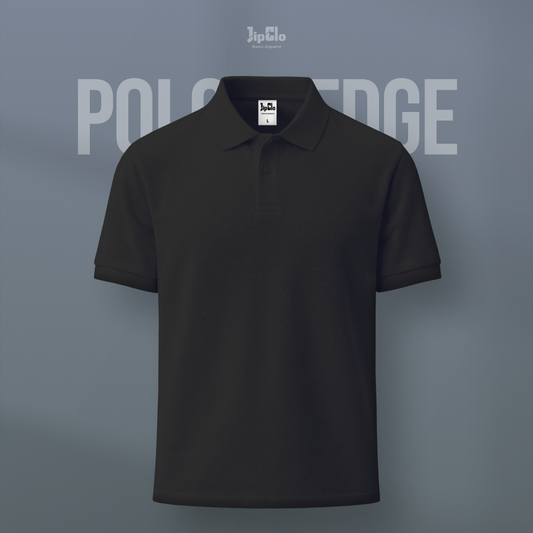 JIPCLO POLO SHIRT CASUAL - HITAM