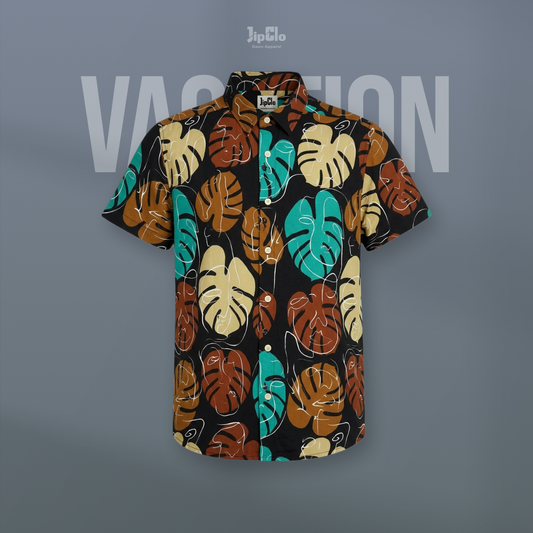 Kemeja Printing Vacation Rayon Woven - Jipclo
