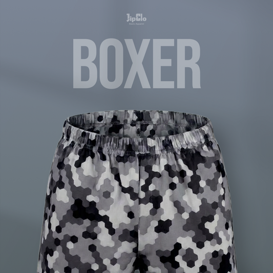 JIPCLO CELANA BOXER - CAMMO BLACK MARBLE