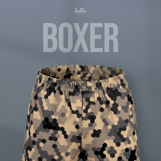 JIPCLO CELANA BOXER - CAMMO CREAM SILVER