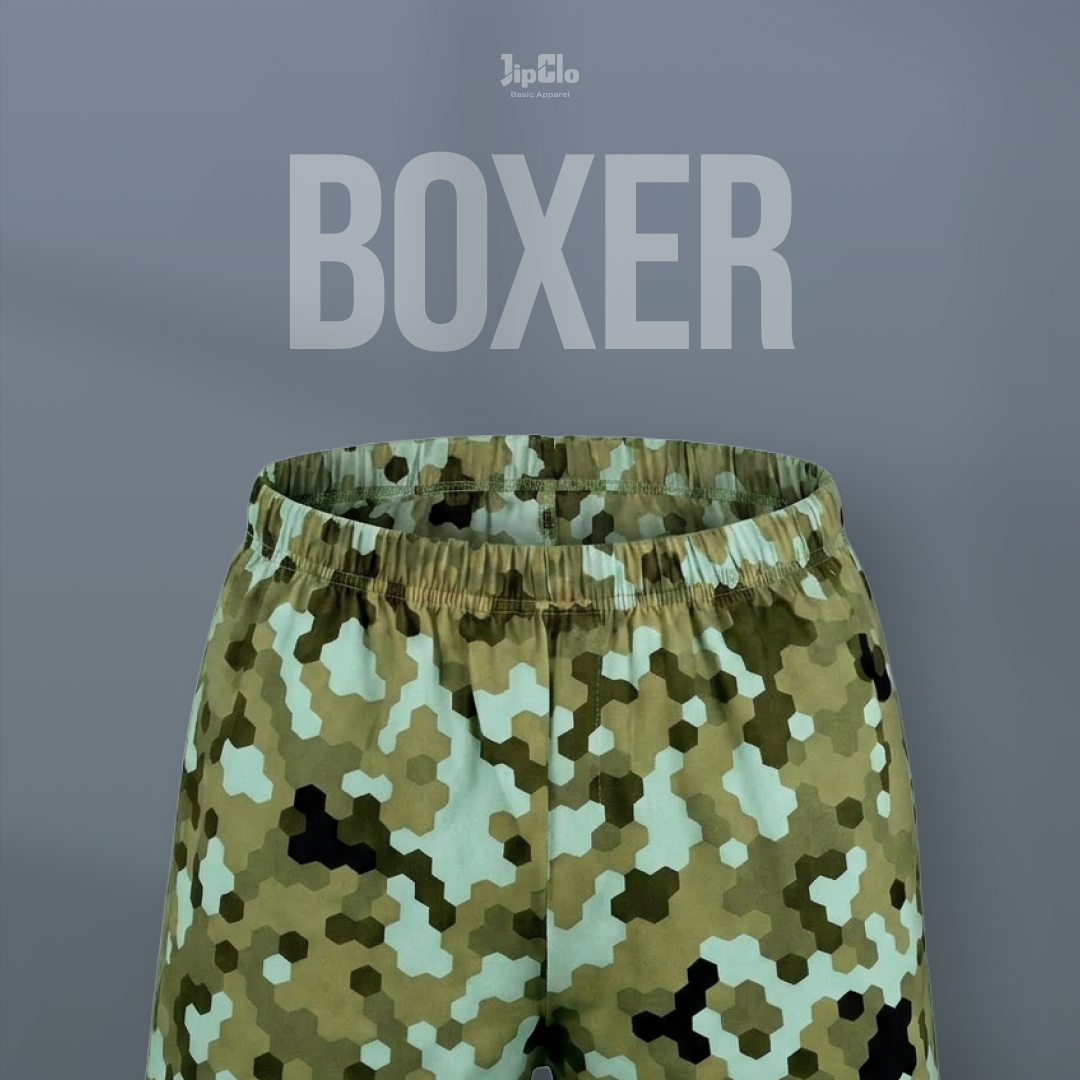 Celana Boxer Cammo Green - Jipclo