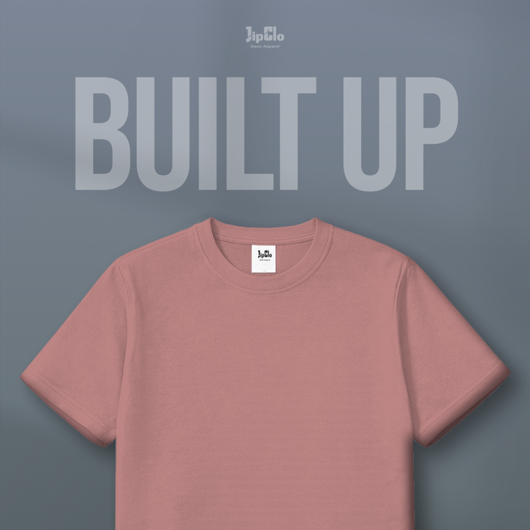 Kaos Polos Built Up Apricot - Jipclo