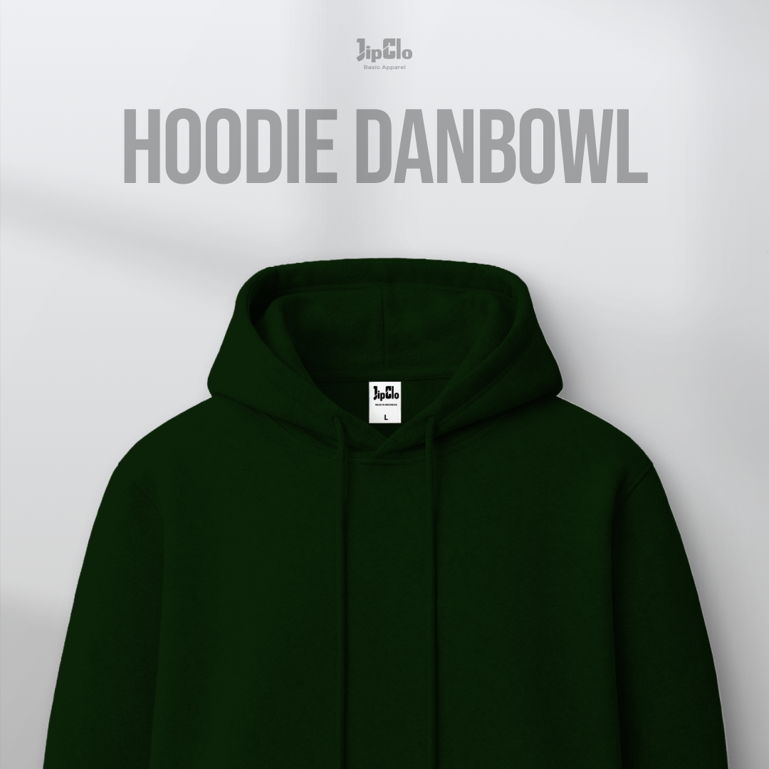 Hoodie Danbowl Hijau Botol - Jipclo