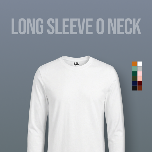 Kaos Polos Lengan Panjang O-Neck Cotton 30s - Jipclo