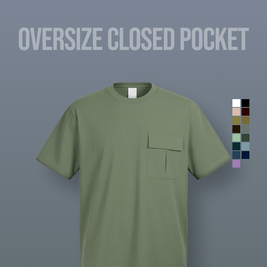 Kaos Polos Oversized Pocket Heavyweight Cotton 16s - Jipclo