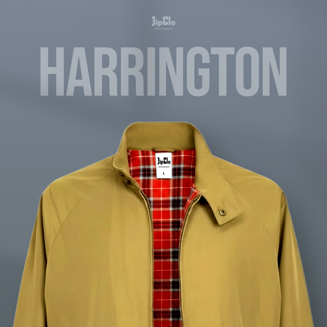 Jaket Harrington Cream - Jipclo