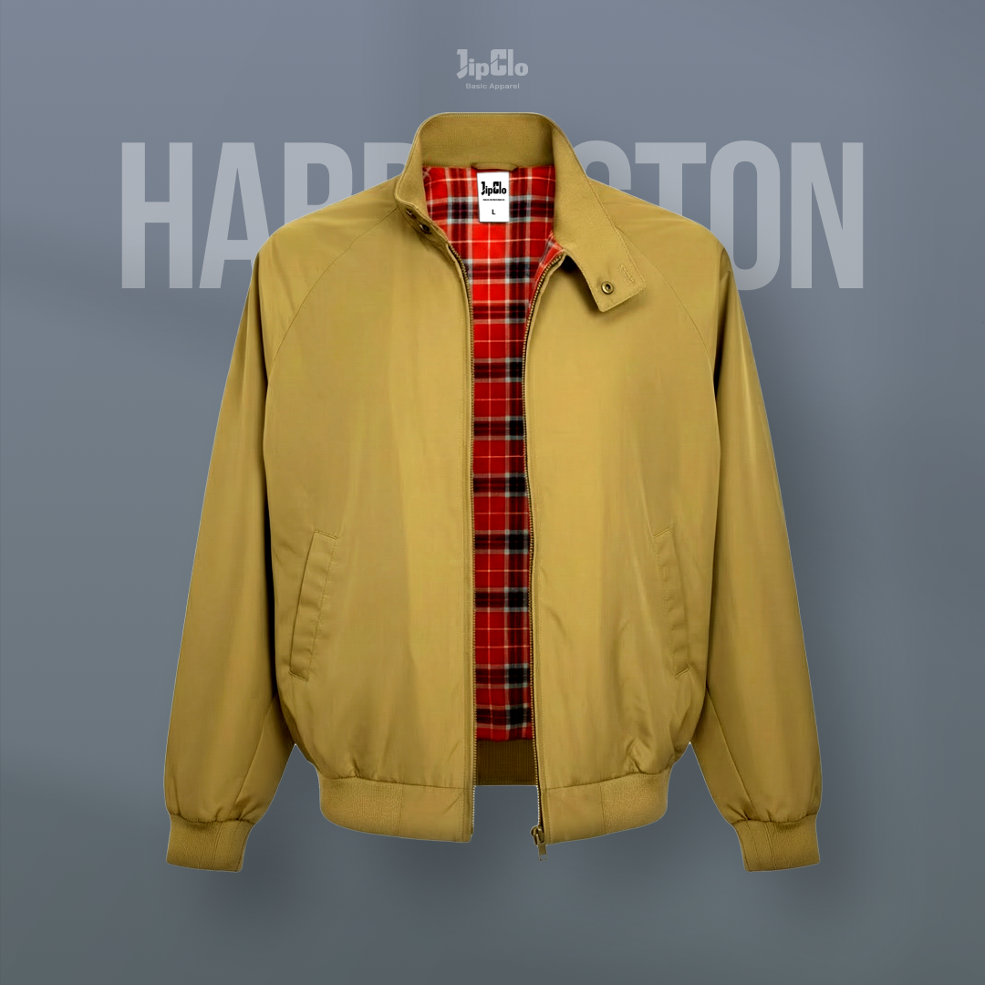Jaket Harrington Cream - Jipclo