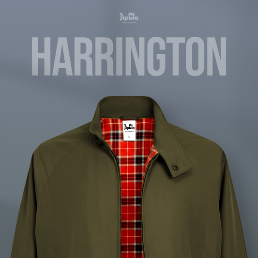 Jaket Harrington Olive - Jipclo