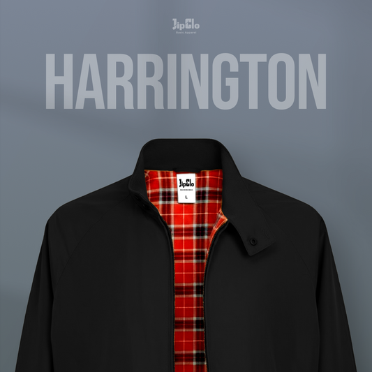 Jaket Harrington Hitam - Jipclo