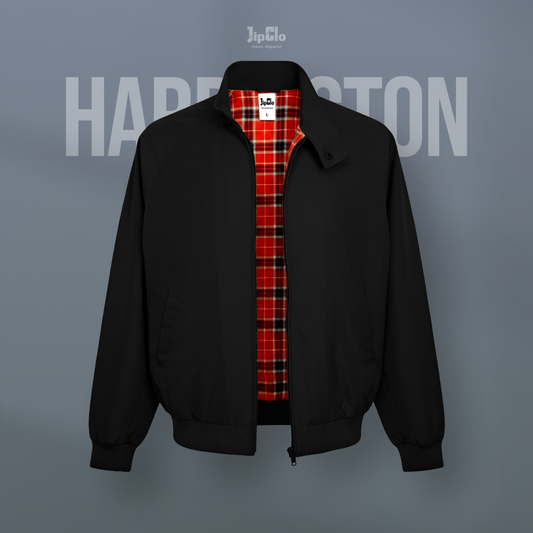 Jaket Harrington Hitam - Jipclo