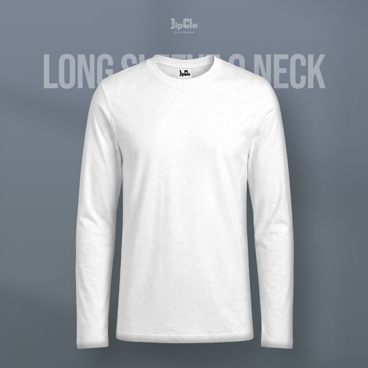 Kaos Polos Lengan Panjang O-Neck Cotton 30s - Jipclo