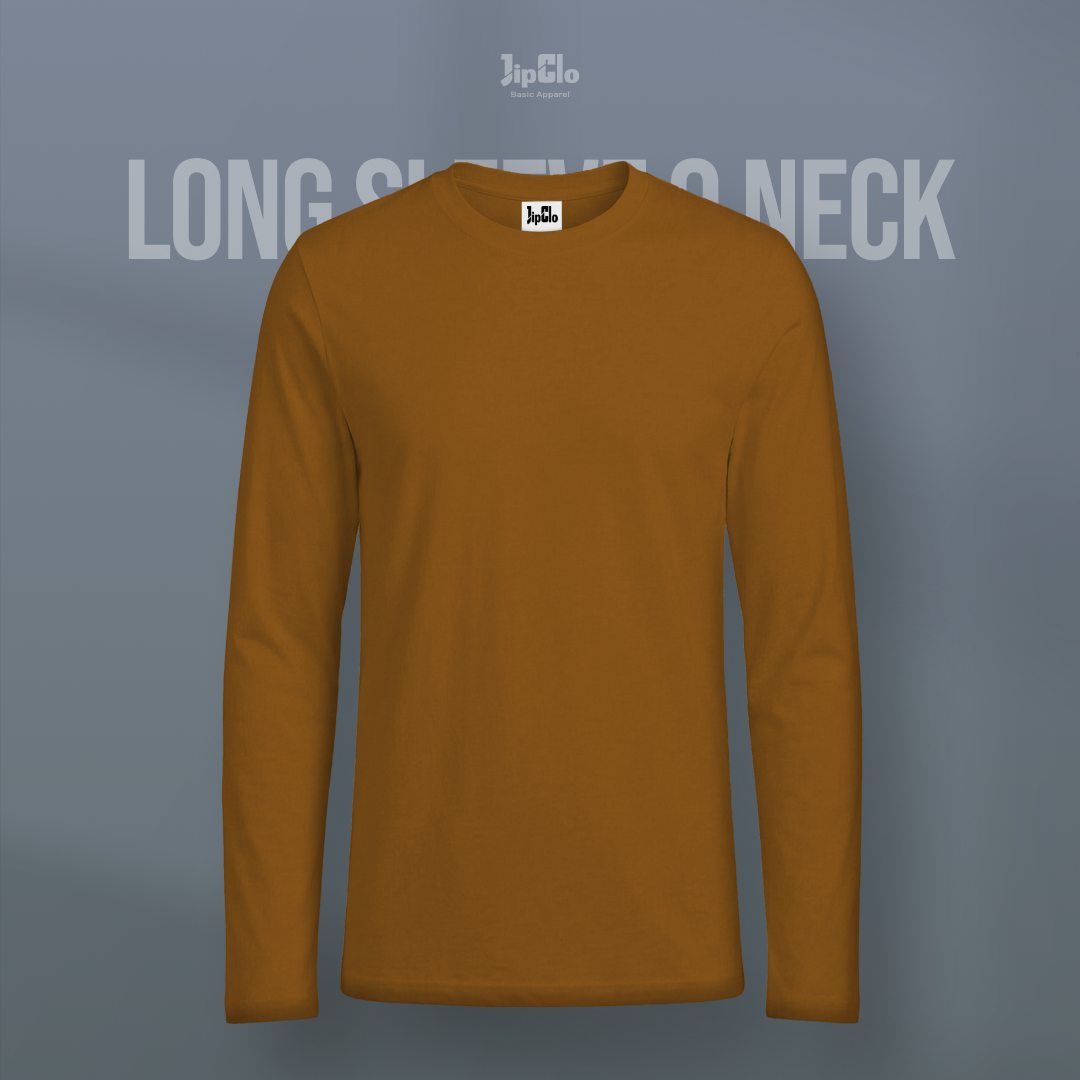 Kaos Polos Lengan Panjang O-Neck Cotton 30s - Jipclo
