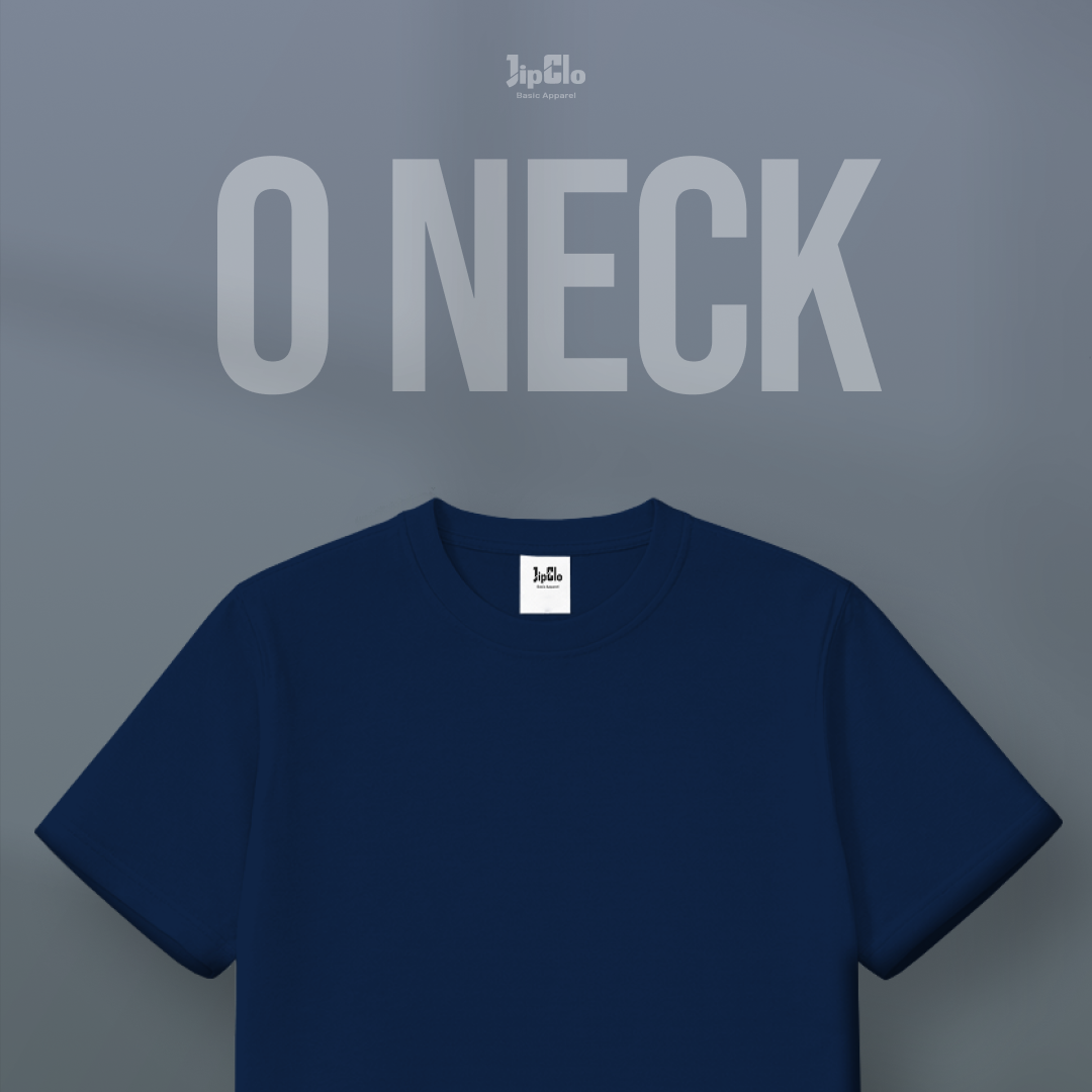 Kaos Polos O-Neck Cotton 30s Biru ITB - Jipclo