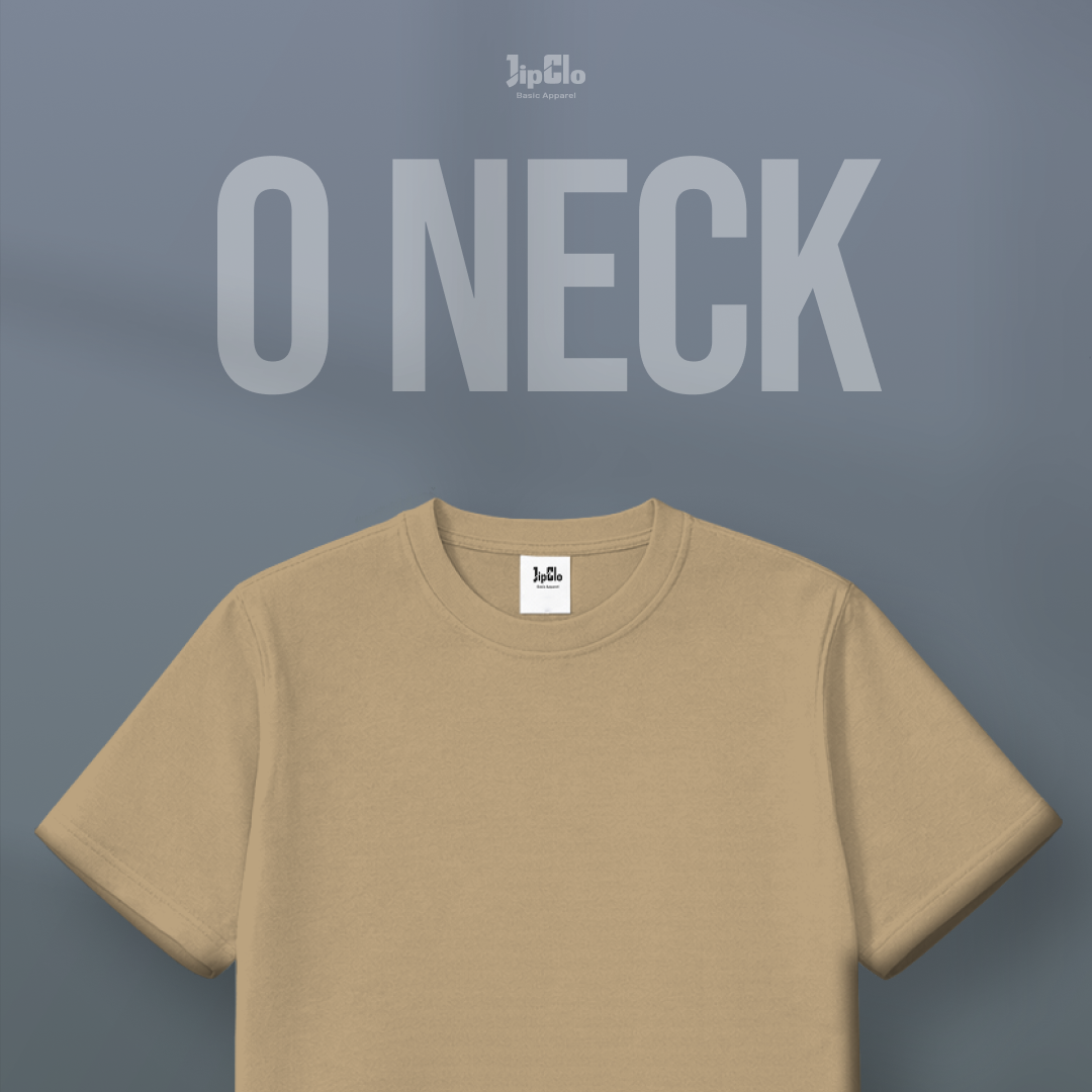 Kaos Polos O-Neck Cotton 30s Brown - Jipclo