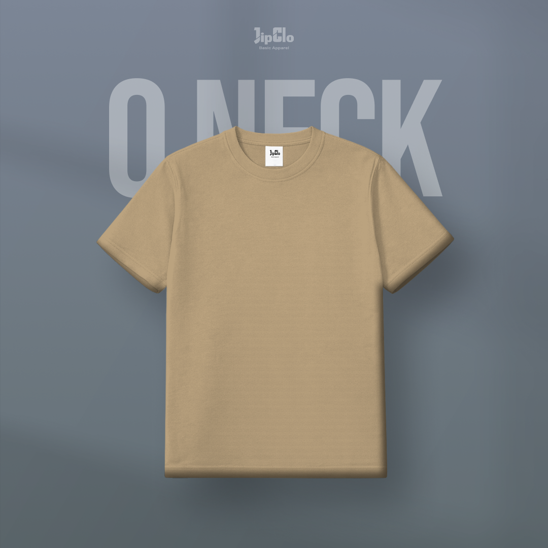 Kaos Polos O-Neck Cotton 30s Brown - Jipclo