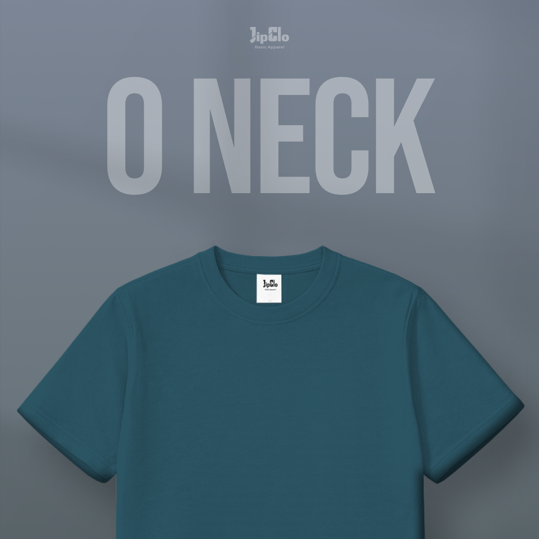 Kaos Polos O-Neck Cotton 30s Mineral Blue - Jipclo