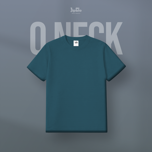 Kaos Polos O-Neck Cotton 30s Mineral Blue - Jipclo