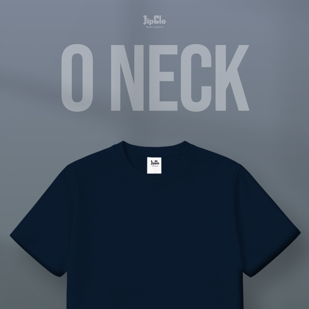 Kaos Polos O-Neck Cotton 30s Navy - Jipclo