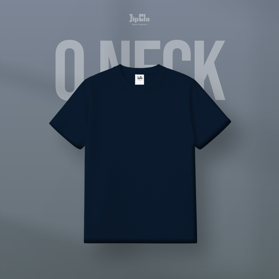Kaos Polos O-Neck Cotton 30s Navy - Jipclo