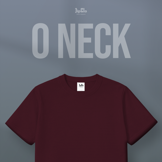 Kaos Polos O-Neck Cotton 30s Maroon - Jipclo