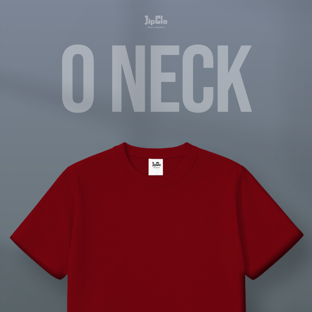 Kaos Polos O-Neck Cotton 30s Merah - Jipclo