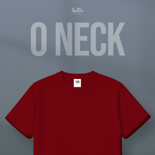 Kaos Polos O-Neck Cotton 30s Merah - Jipclo