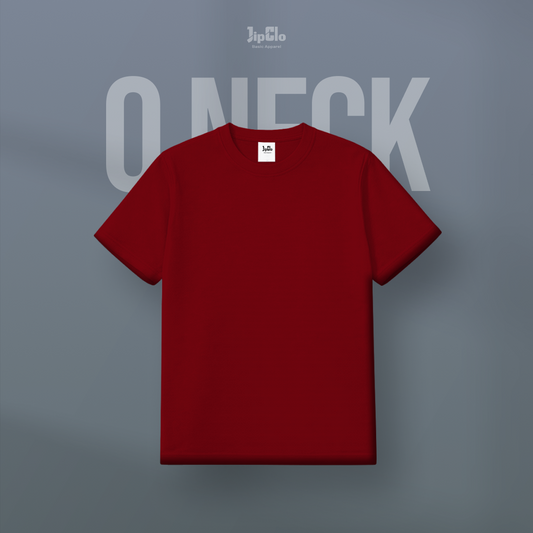 Kaos Polos O-Neck Cotton 30s Merah - Jipclo