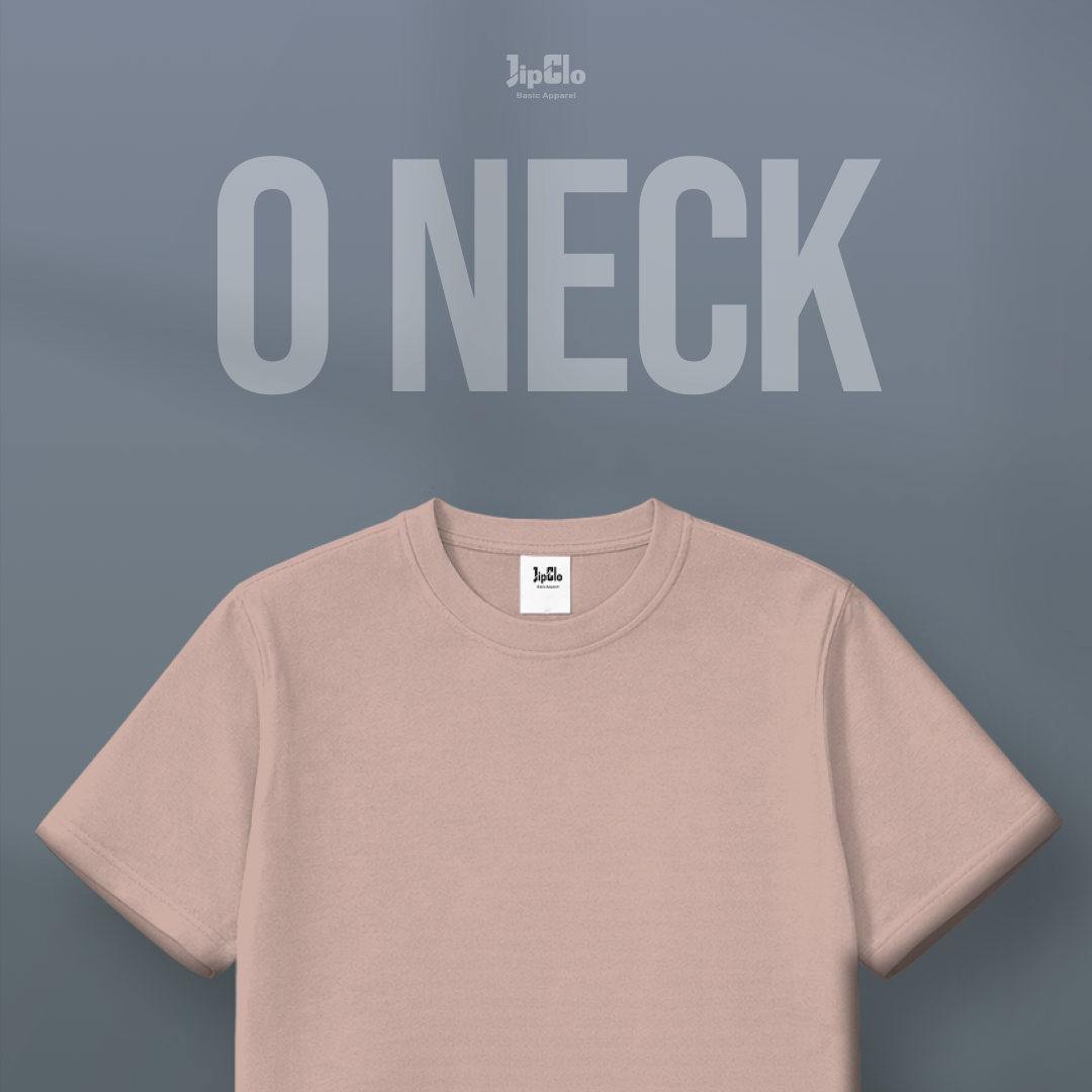 Kaos Polos O-Neck Cotton 30s Salmon - Jipclo