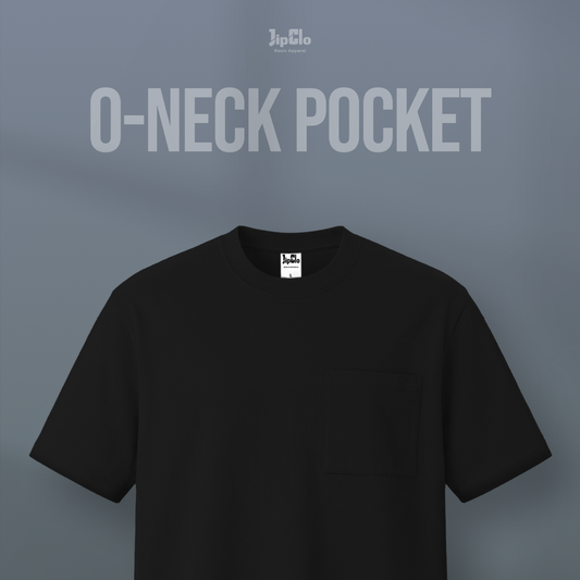 Kaos Polos O-Neck Cotton 30s Hitam - Jipclo