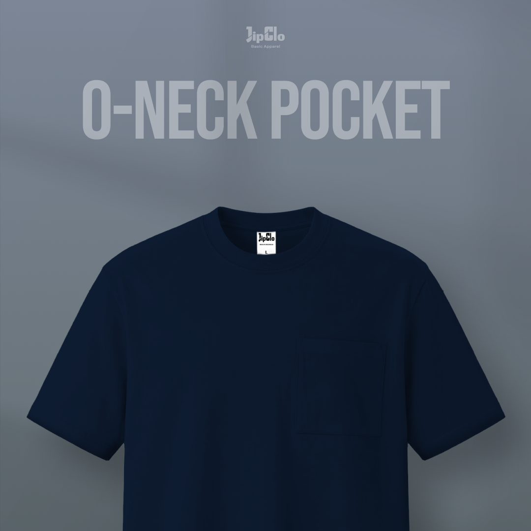 Kaos Polos O-Neck Cotton 30s Navy - Jipclo