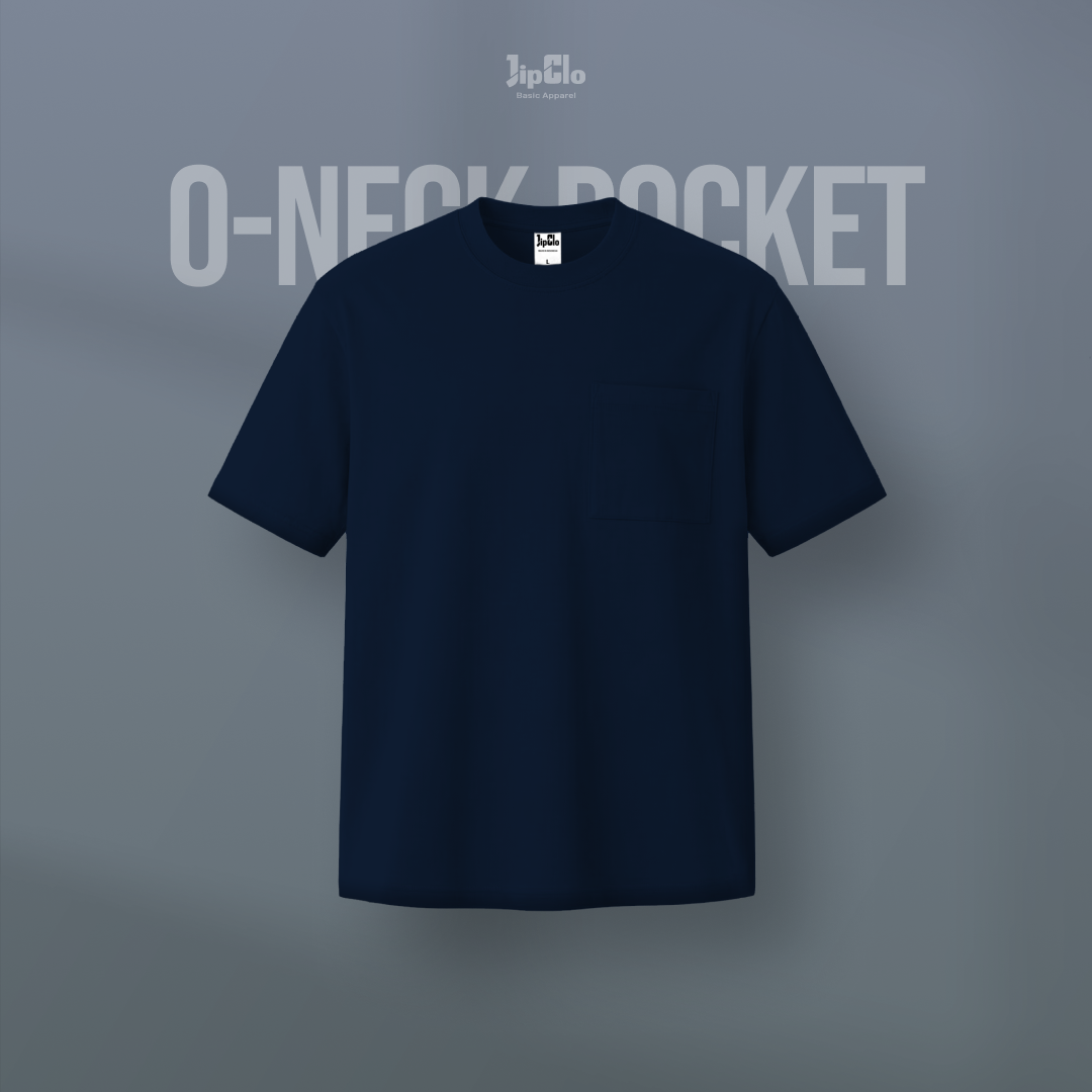Kaos Polos O-Neck Cotton 30s Navy - Jipclo