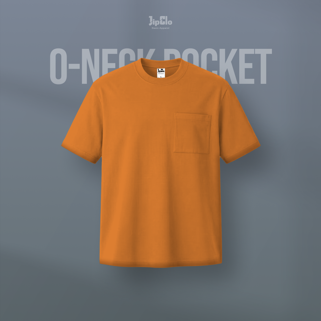 Kaos Polos O-Neck Cotton 30s Walnut - Jipclo