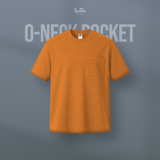 Kaos Polos O-Neck Cotton 30s Walnut - Jipclo