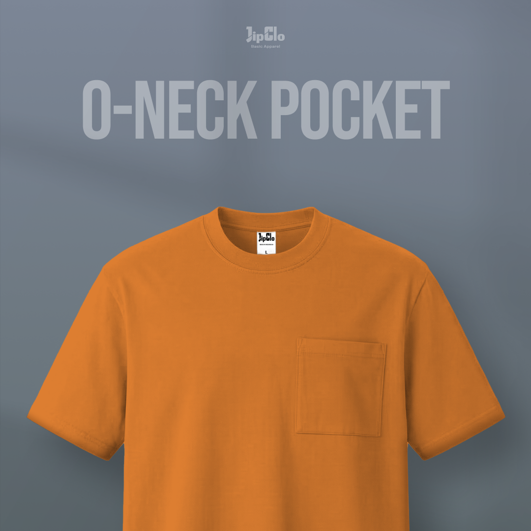 Kaos Polos O-Neck Cotton 30s Walnut - Jipclo
