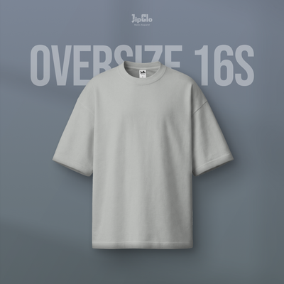 JIPCLO KAOS POLOS OVERSIZED 16s - ABU MUDA