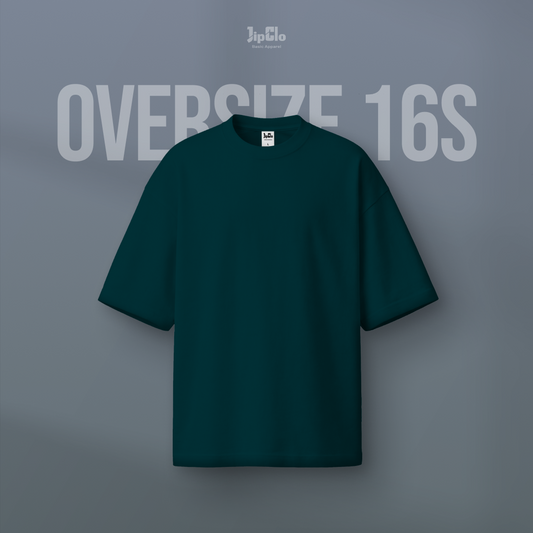 Kaos Polos Oversized Heavyweight Cotton 16s Atlantic Sea - Jipclo
