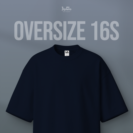 Kaos Polos Oversized Heavyweight Cotton 16s Navy - Jipclo