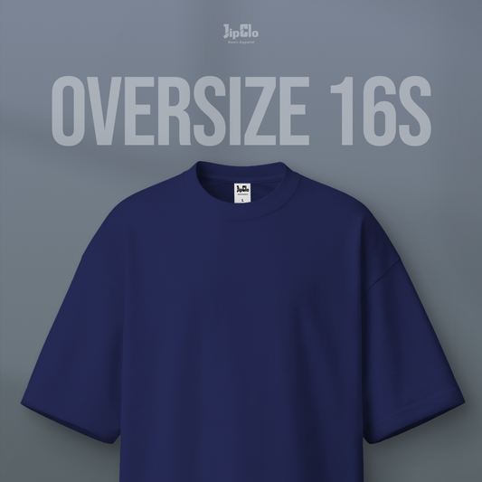 Kaos Polos Oversized Heavyweight Cotton 16s Blue Denim - Jipclo