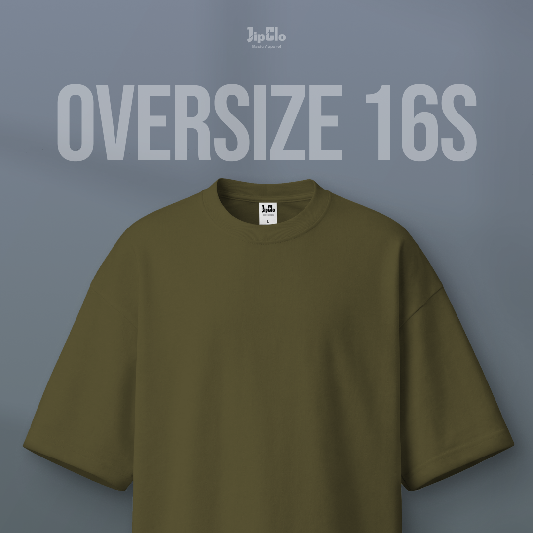 Kaos Polos Oversized Heavyweight Cotton 16s Ermine - Jipclo