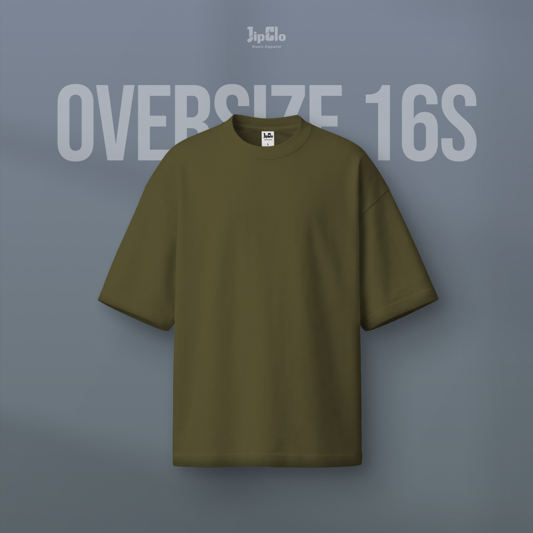 Kaos Polos Oversized Heavyweight Cotton 16s Ermine - Jipclo