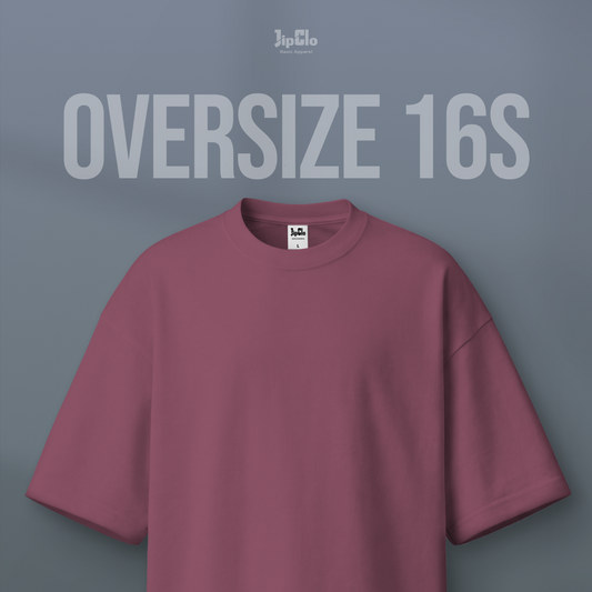 Kaos Polos Oversized Heavyweight Cotton 16s Taupe - Jipclo