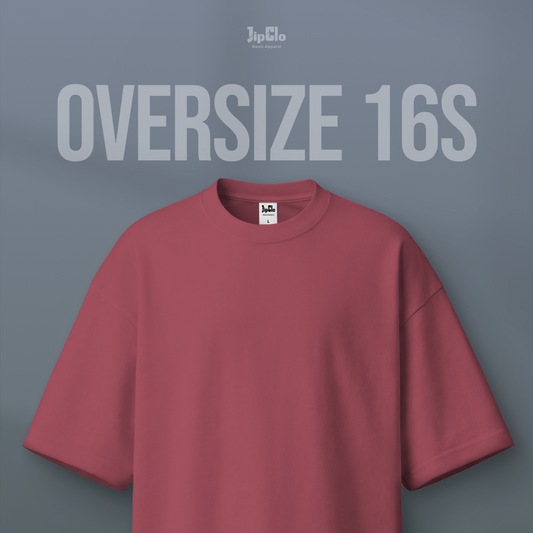 Kaos Polos Oversized Heavyweight Cotton 16s Rustic Rose - Jipclo