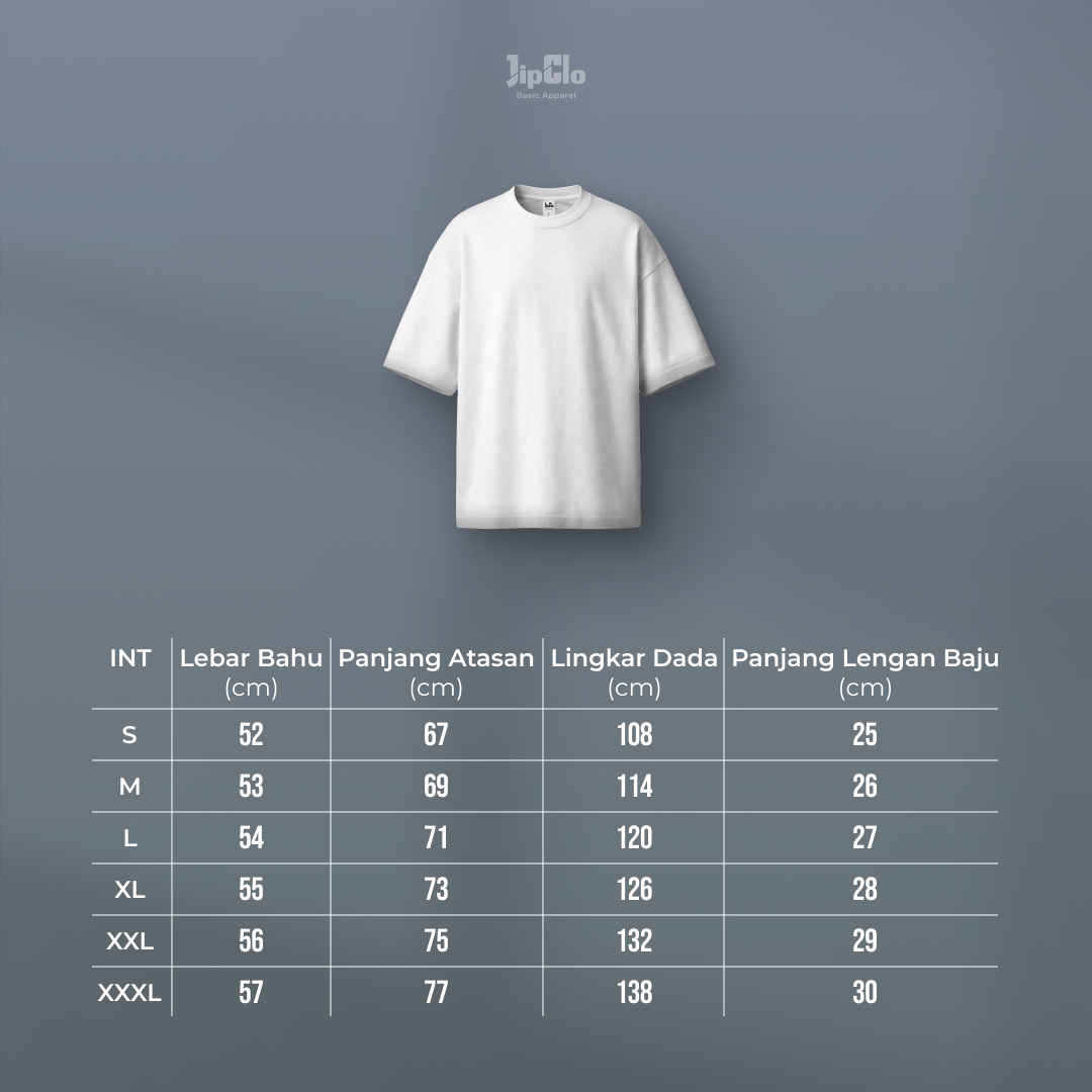 Kaos Polos Oversized Two Face Double Knit 30s Terracotta - Jipclo