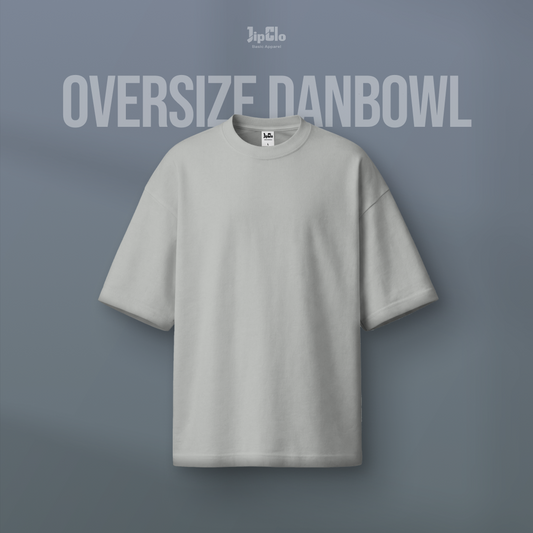 JIPCLO KAOS POLOS OVERSIZED DANBOWL DOUBLE KNIT 30S - ABU MUDA